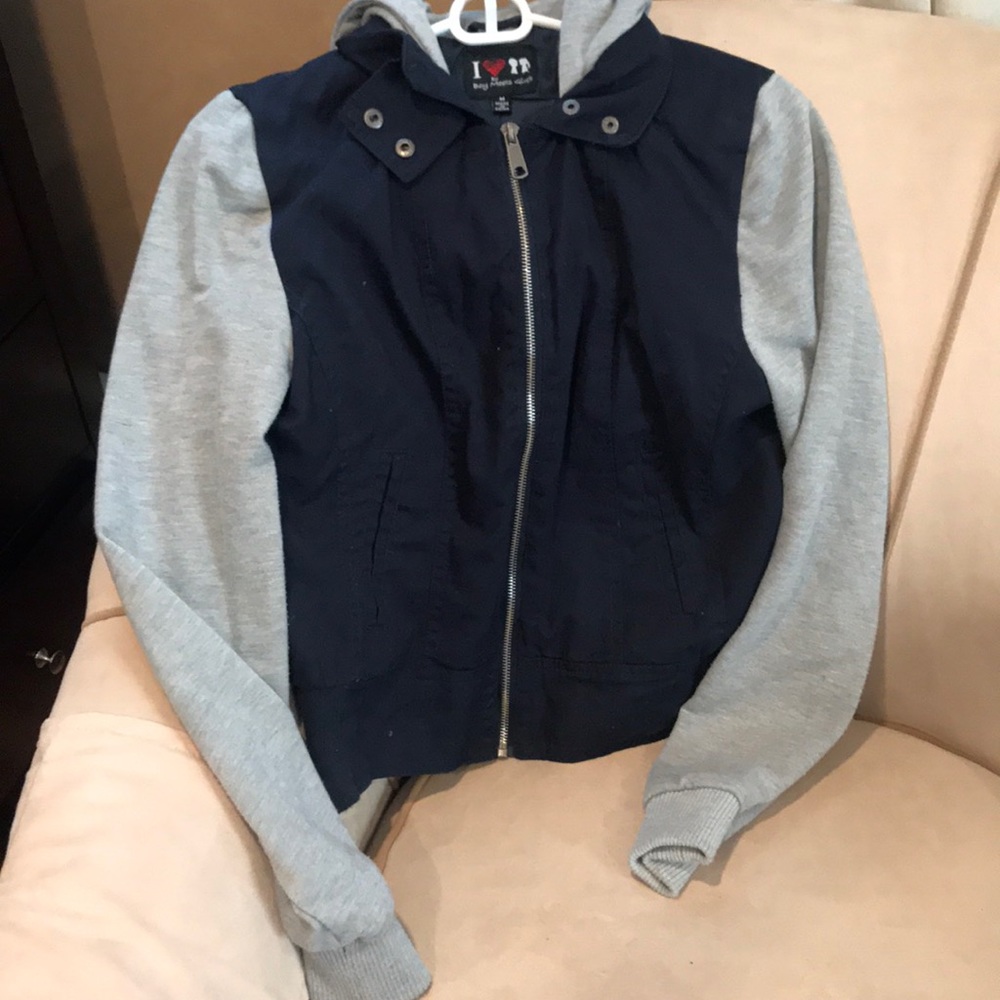 Jena&sweater zip up jacket